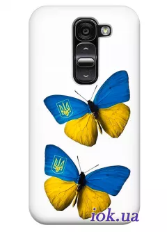 Чехол для LG G2 Mini - Бабочки