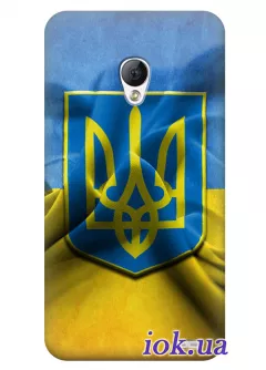 Чехол для Meizu MX2 - Флаг и Герб Украины