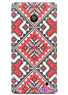 Чехол для Lumia 550 - Украинские узоры