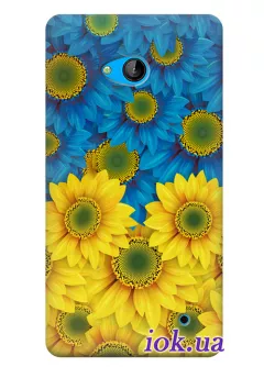 Чехол с цветами для Lumia 640