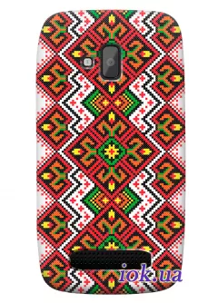 Чехол для Nokia Lumia 610 - Украинские узоры
