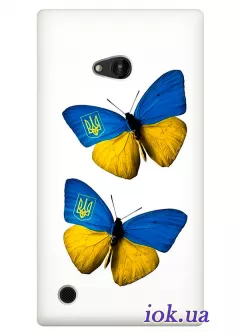 Чехол для Nokia Lumia 720 - Бабочки