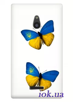 Чехол для Nokia XL - Бабочки