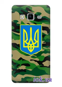 Чехол для Galaxy Grand 3 - Военный Герб Украины