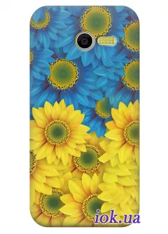 Чехол для Asus Zenfone 4 - Украинские цветочки