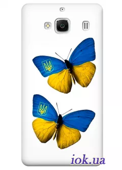 Чехол для Xiaomi Redmi 2 - Украинские бабочки