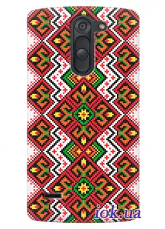Чехол для LG G3 Stylus Dual - Украинские узоры