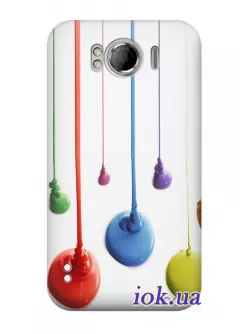 Чехол для HTC Sensation XL - Краски 
