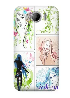 Чехол для HTC Sensation XL - Весенняя красота 