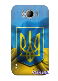 Чехол для HTC Sensation XL - Украинский герб 