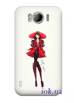 Чехол для HTC Sensation XL - Модница 