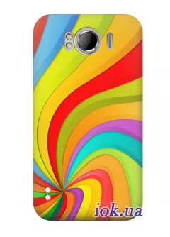 Чехол для HTC Sensation XL - Красочный круговорот 