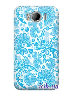 Чехол для HTC Sensation XL - Цветы моря