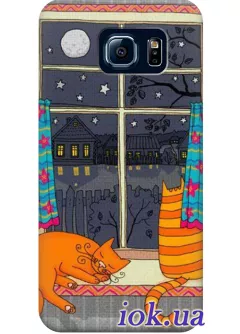 Чехол для Galaxy S6 Duos - Уютный вечер 