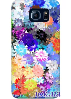 Чехол для Galaxy S6 Duos - Цветочная поляна 