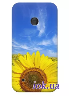 Чехол для Nokia Lumia 530 - Подсолнух 