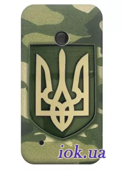 Чехол для Nokia Lumia 530 - Военный герб 