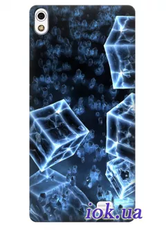 Чехол для Fly IQ4516 - Кубики льда 