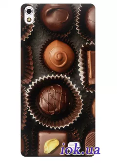 Чехол для Fly IQ4516 - Шоколадные конфетки 
