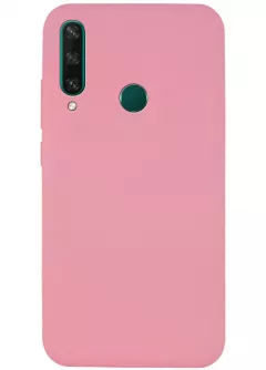 Чехол Silicone Cover Full without Logo (A) для Huawei Y6p, Розовый / Pink
