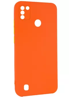 Чехол TPU Square Full Camera для TECNO POP 4 Pro, Оранжевый