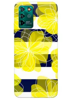 ZTE Blade V30 Vita силиконовый чехол с картинкой - Желтые цветы