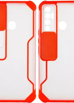 Чехол Camshield matte Ease TPU со шторкой для TECNO Spark 7 Pro, Красный