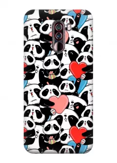Чехол для Xiaomi Pocophone F1 - Милые панды