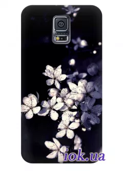 Чехол для Galaxy S5 Plus - Нежные цветы