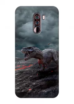 Чехол для Xiaomi Pocophone F1 - Динозавры