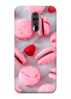 Чехол для Xiaomi Pocophone F1 - Мраморные пироженки