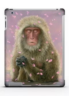 Чехол для iPad 2/3/4 с смешной обезьяной