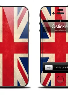 Виниловый скин Qsticker, дизайн Union Jack