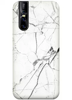Чехол для Vivo V15 Pro - White marble