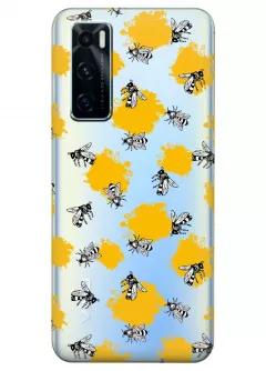 Чехол для Vivo V20 SE - Пчелы
