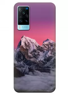 Чехол для Vivo X60 - Снежные горы