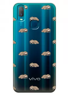 Чехол для Vivo Y11 - Спящие ленивцы