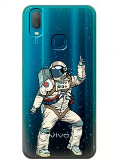 Чехол для Vivo Y11 - Веселый космонавт