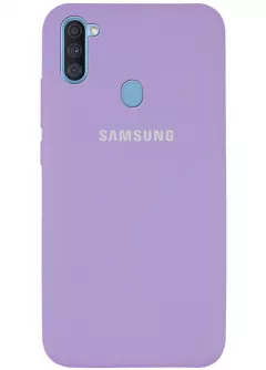 Чехол Silicone Cover Full Protective (AA) для Samsung Galaxy A11 / M11, Сиреневый / Dasheen