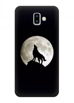 Чехол для Galaxy J6 Plus 2018 - Воющий волк