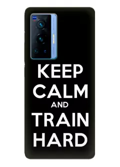 Vivo X70 Pro спортивный защитный чехол - Keep Calm and Train Hard