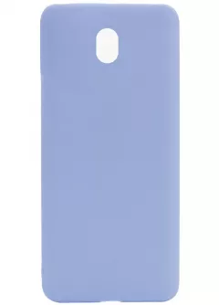 Силиконовый чехол Candy для Samsung J730 Galaxy J7 (2017), Голубой / Lilac Blue