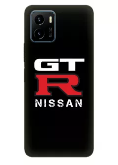 Наладка для Vivo Y15s из силикона - Nissan Ниссан логотип GTR вектор-арт