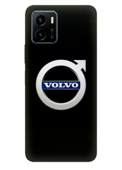 Наладка для Виво У15с из силикона - Volvo Вольво классический логотип крупным планом