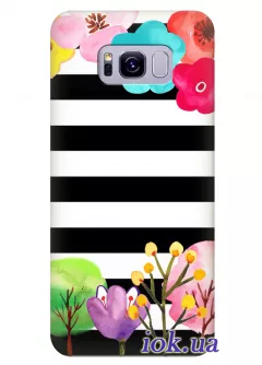 Чехол для Galaxy S8 - Милые цветочки