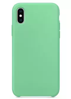 Чехол Silicone Case without Logo (AA) для Apple iPhone XS Max (6.5"), Зеленый / Spearmint