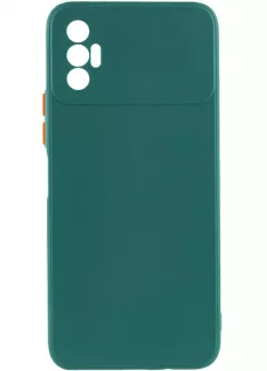 Чехол TPU Square Full Camera для TECNO Spark 8P, Зеленый