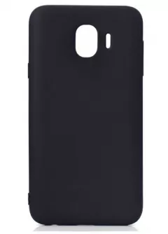 Чехол Silicone Cover without Logo (AA) для Samsung J400F Galaxy J4 (2018), Черный / Black