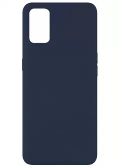 Чехол Silicone Cover Full without Logo (A) для Oppo A52 / A72 / A92, Синий / Midnight blue
