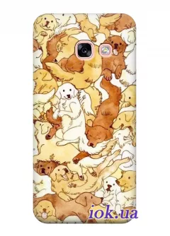 Чехол для Galaxy A3 2017 - Собачки